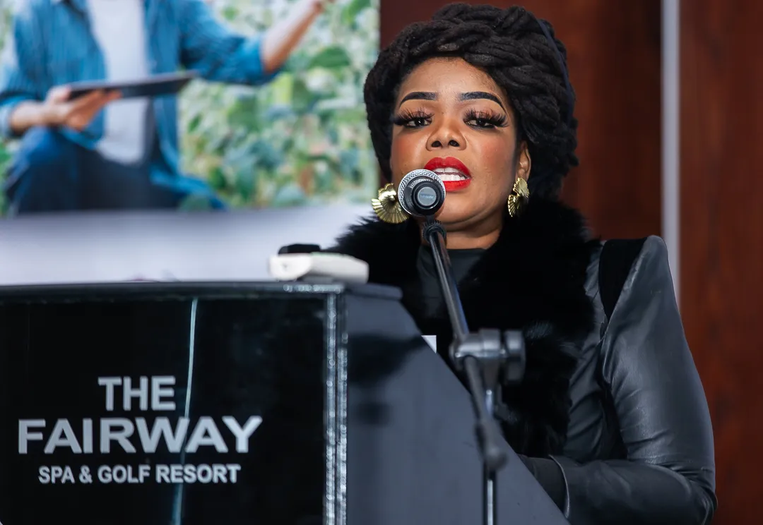 Mihlali Gqada, Freight Specialist at the Department of Transport, acts as  MC at the CILTSA Warehousing Conference