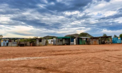 Landscape shot of a Capetonian township.