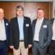 Group photo of: Arend du Preez: Vice Chair of SAFLA, Gavin Kelly: CEO of the Road Freight Association, Jonathan McDonald: Vice Chair of SAFLA’s and Freek van Rooyen - Partner: Shipping & Logistics at Shepstone & Wylie.