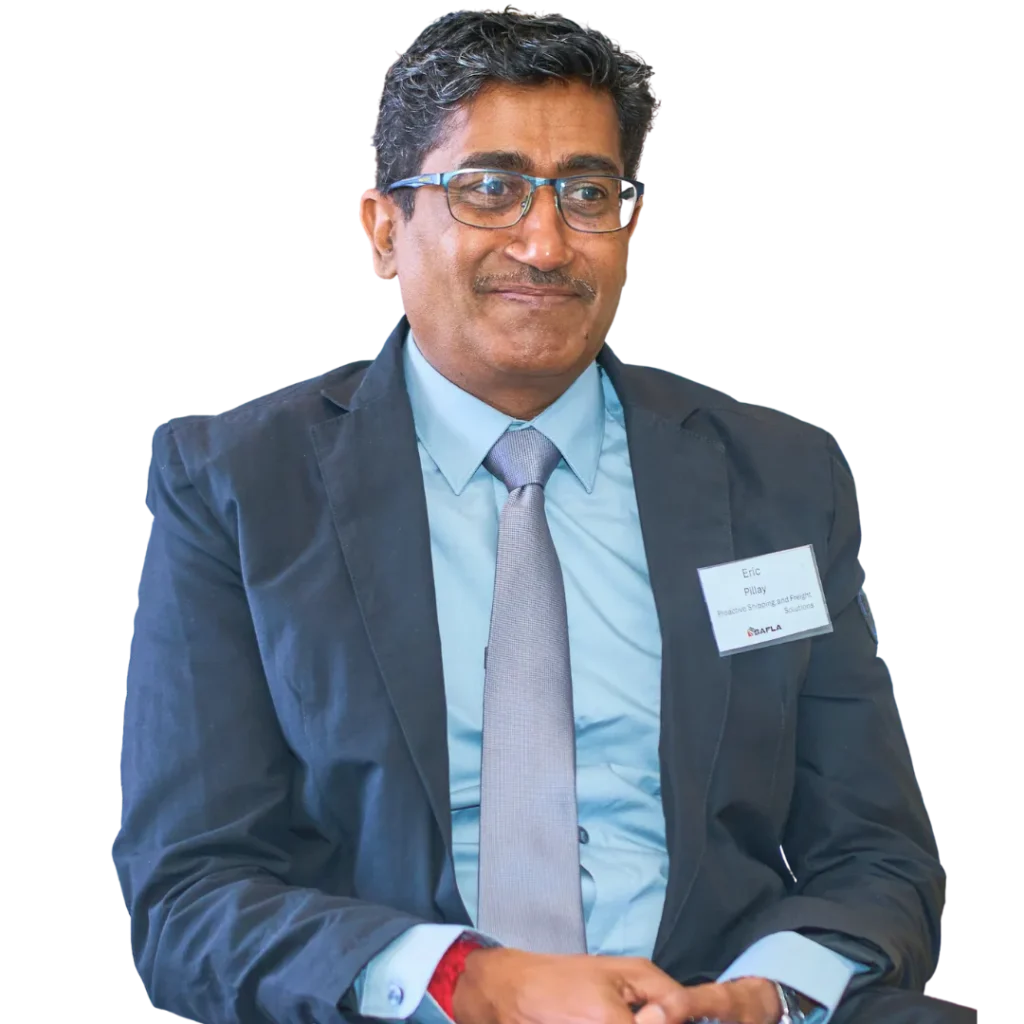 Portrait of Eric Pillay: Owner - Pro-Active Shipping & Freight Solutions