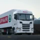 SPAR delivery truck out for delivery.